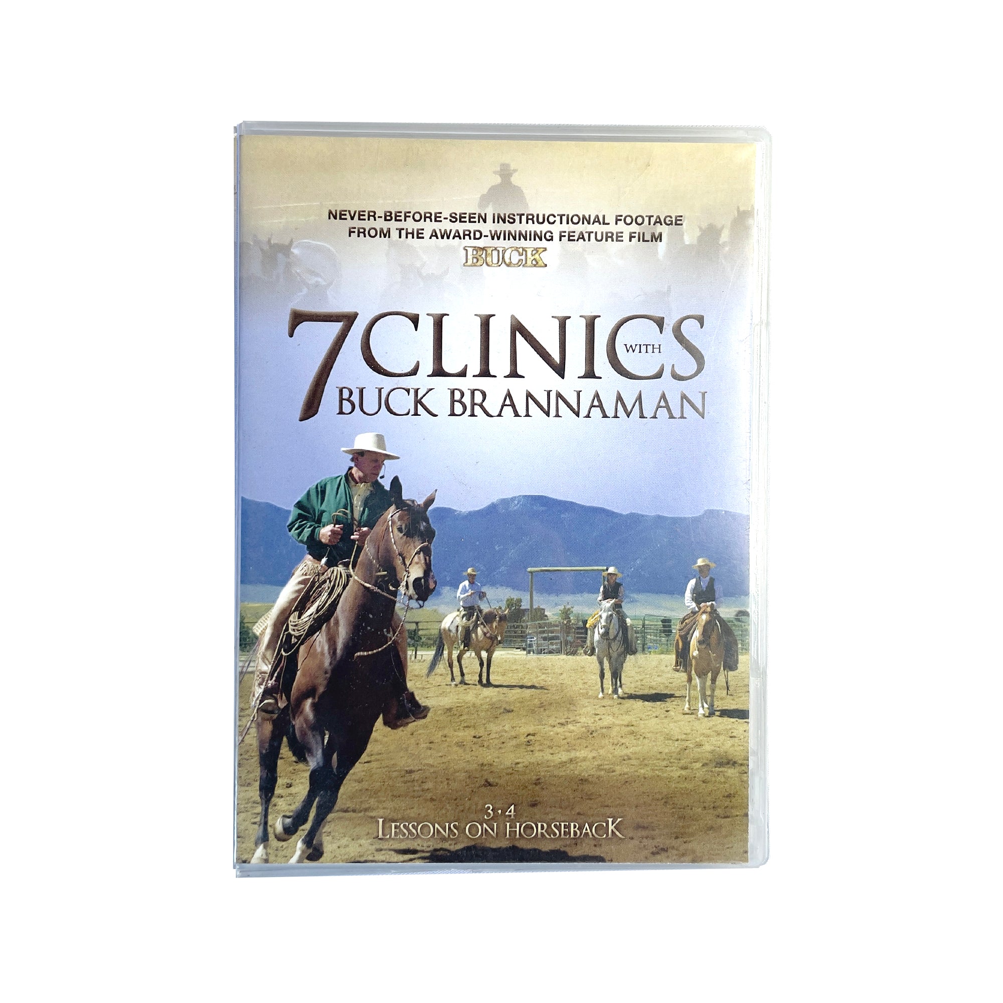 7Clinics Set 2 DVDs Lessons on Horseback by Buck Brannaman