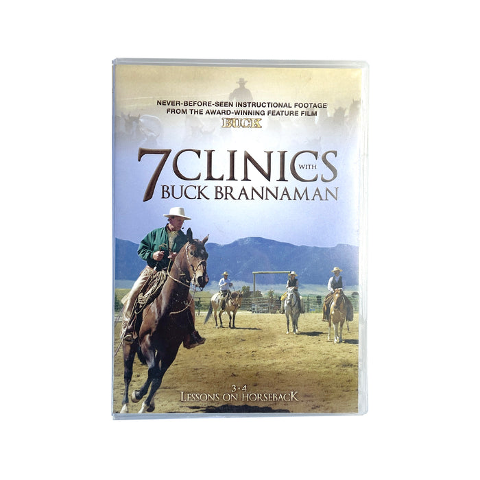 7Clinics Set 2 DVDs Lessons on Horseback by Buck Brannaman