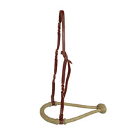 Rawhide Hackamore with leather hanger